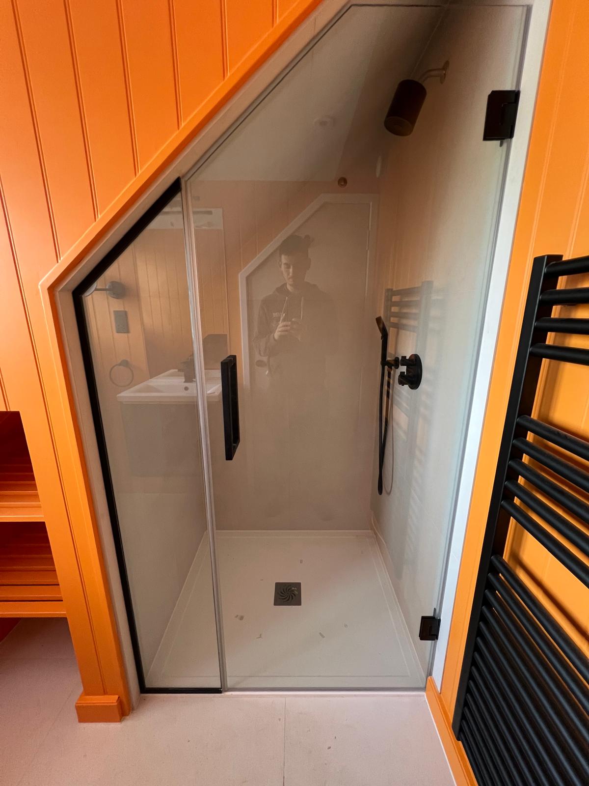 Bespoke shower screen door